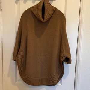 Massimo Dutti Turtleneck Cape sweater